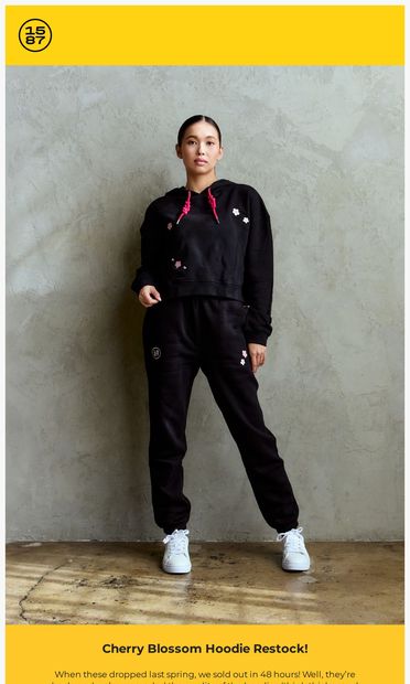 🌸 Crop Hoodie Restock - email from 1587 Sneakers
