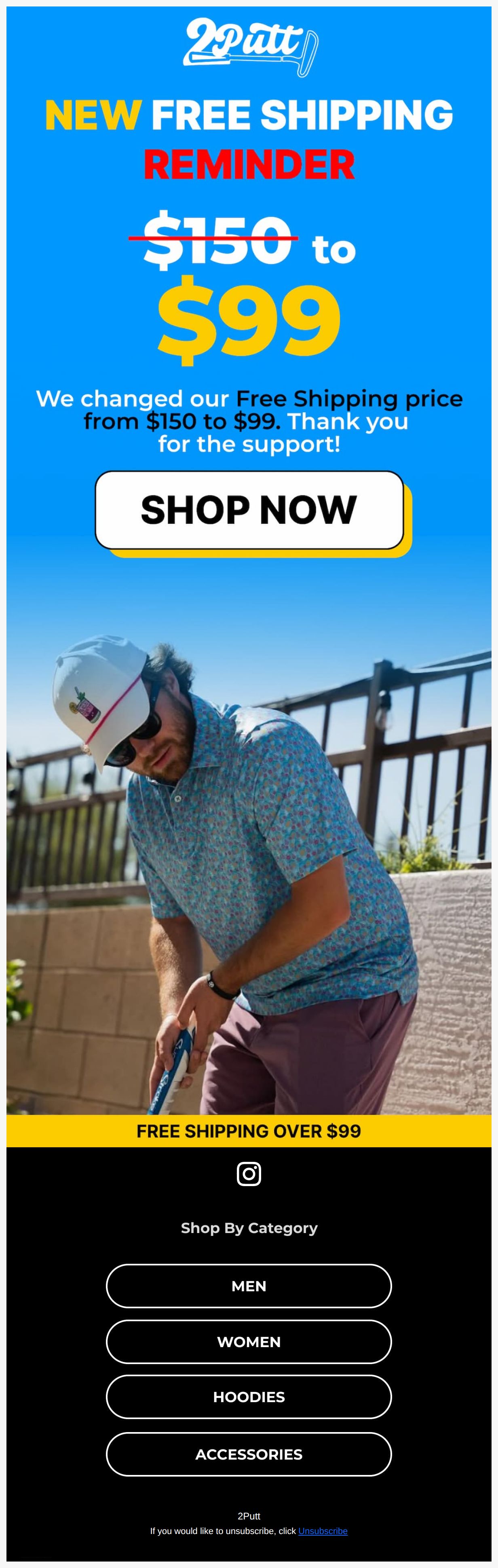We Listened. You Got It. 🏌️ - email from 2Putt