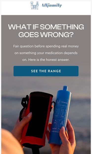 🛟 What if something goes wrong? - email from 4Allfamily