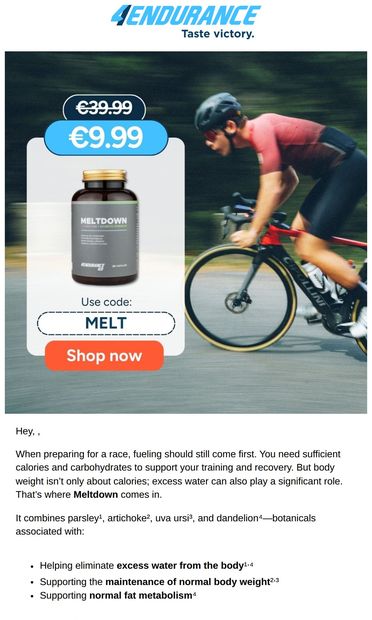 ☀️ Saturday Offer ☀️ - email from 4Endurance