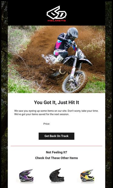 Are you still eyeing this up? - email from 6D Helmets