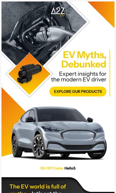 EV Charging Myths Busted – Know the Real Facts - email from A2Z EV