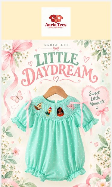 Little Looks, Big Cuteness 🎀 - email from Aaria Tees