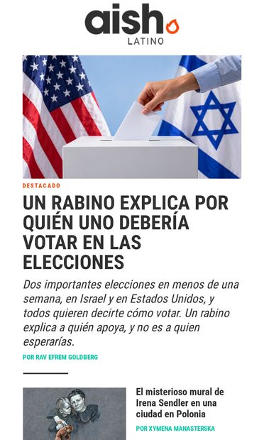 Un rabino explica por quién uno debería votar | Test judío de personalidad - email from Aish