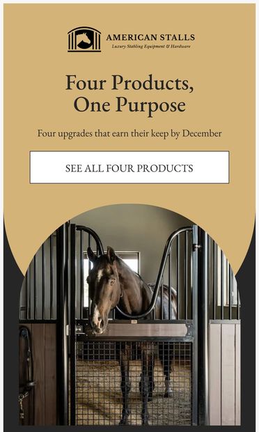 Essential Barn Enhancements Before December - email from American Stalls