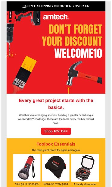 Your DIY Resources Are Here! - email from Amtech