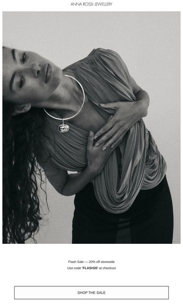 Flash Sale  —  Sitewide - email from Anna Rossi Jewellery
