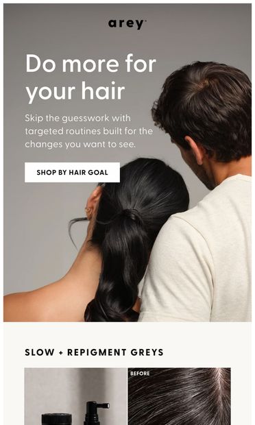 Want better hair? Here’s the plan - email from Arey