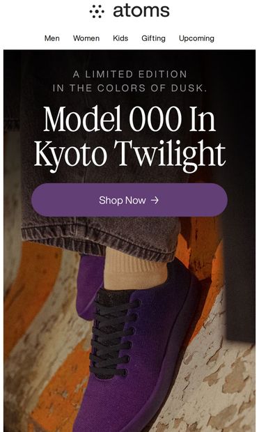 Kyoto Twilight is still waiting - email from Atoms