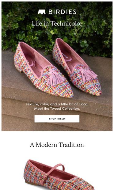 Tweed, Please - email from Birdies