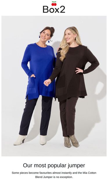 They are popular for a reason! - email from Box2