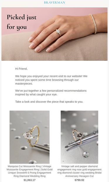 💫 Friend, Curated just for your style - email from Braverman Oren
