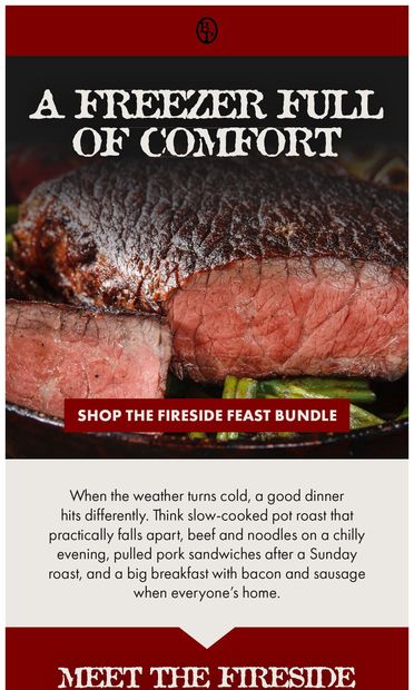 One box. Big roasts. Weeks of good dinners. - email from Brown Pearcy