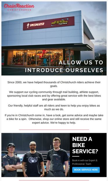 Find Out Who We Are 😊 - email from Chain Reaction