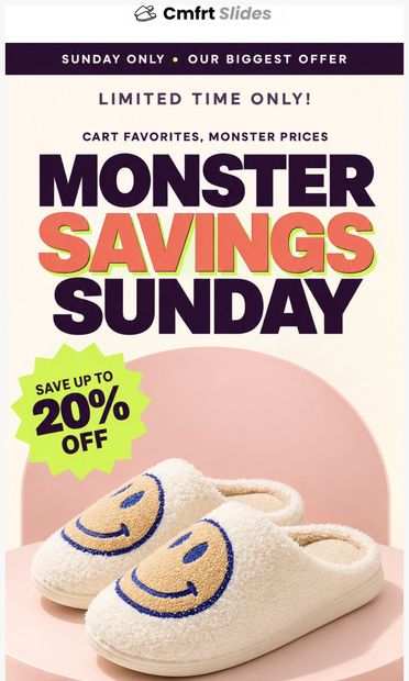 ๐ป DON'T LET THESE DEALS VANISH! - email from Cmfrt Slides