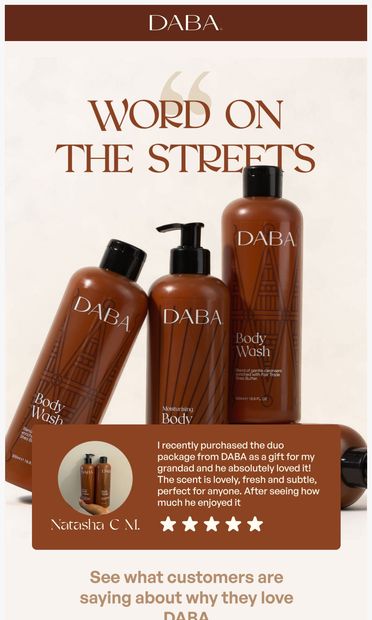 Not sure if DABA is right for you? - email from DABA