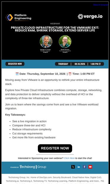 Your VMware Exit Is Bigger Than a Hypervisor Swap - email from DevOps.com