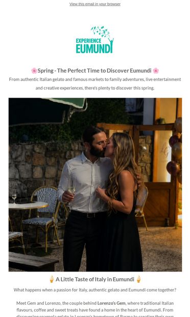 🌸What's On - Spring Holiday Fun in Eumundi🌸 - email from Experience Eumundi