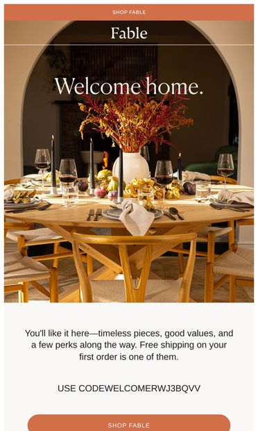 Welcome to Fable  🕊️ - email from Fable
