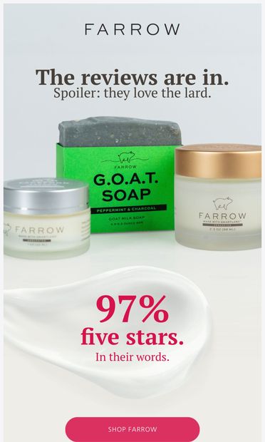 Hey, they’re talking about us again… - email from Farrow