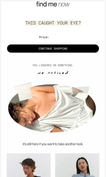 take another look. - email from Find Me Now
