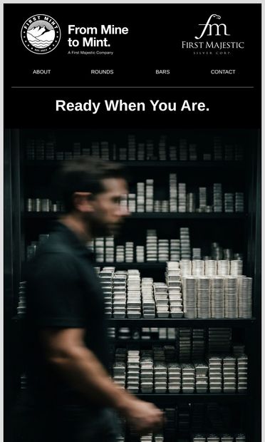 It's in our vault. Next, it's at your door. - email from First Mint
