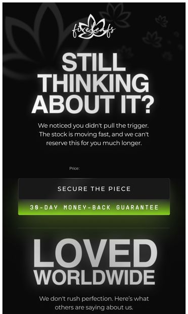 Upgrade your character. - email from FiveLeafs