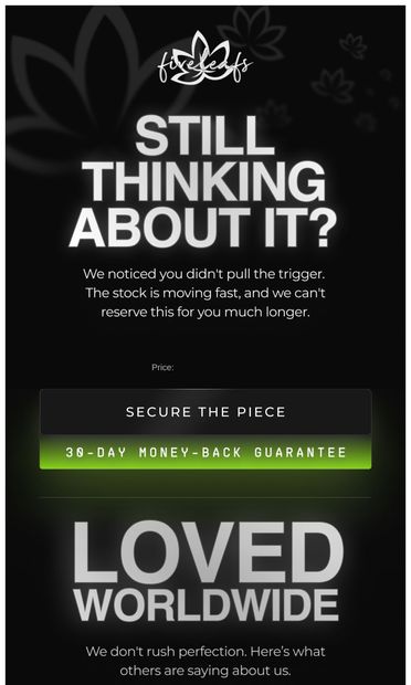 Upgrade your character. - email from FiveLeafs