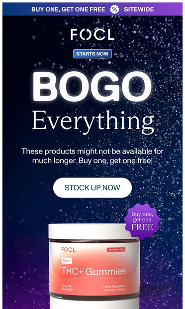 Our biggest sale  ever 🚨 - email from FOCL