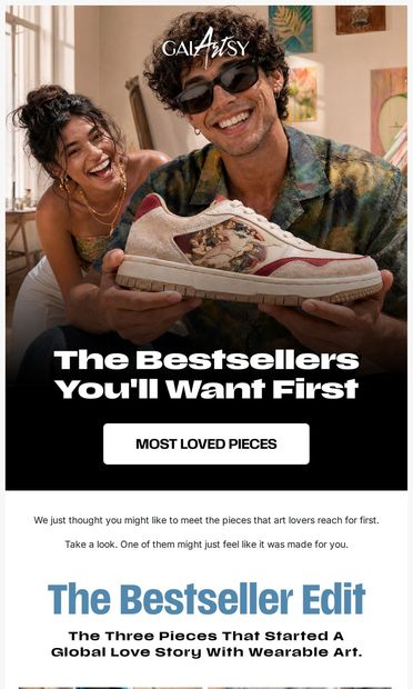 The Art You Almost Took Home - email from Galartsy