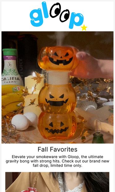 🍁 your fall favorites at gloop - email from Gloop