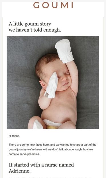 For our smallest babies—preemie or petite 🤍 - email from goumikids