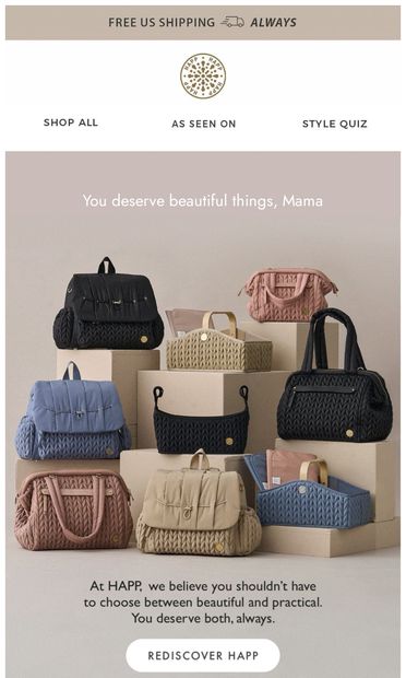 We miss you, Mama - email from HAPP Brand