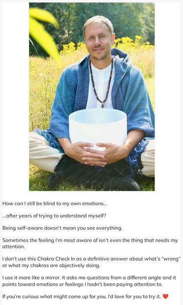 Are chakras real? - email from Healing Vibrations