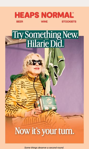 Ready to Try Something New? 🍊 - email from Heaps Normal
