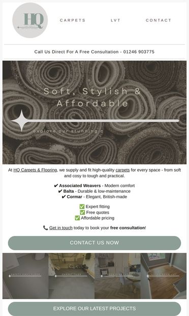 Soft, Stylish & Affordable - HQ Carpets & Flooring - email from Hq carpets & Flooring