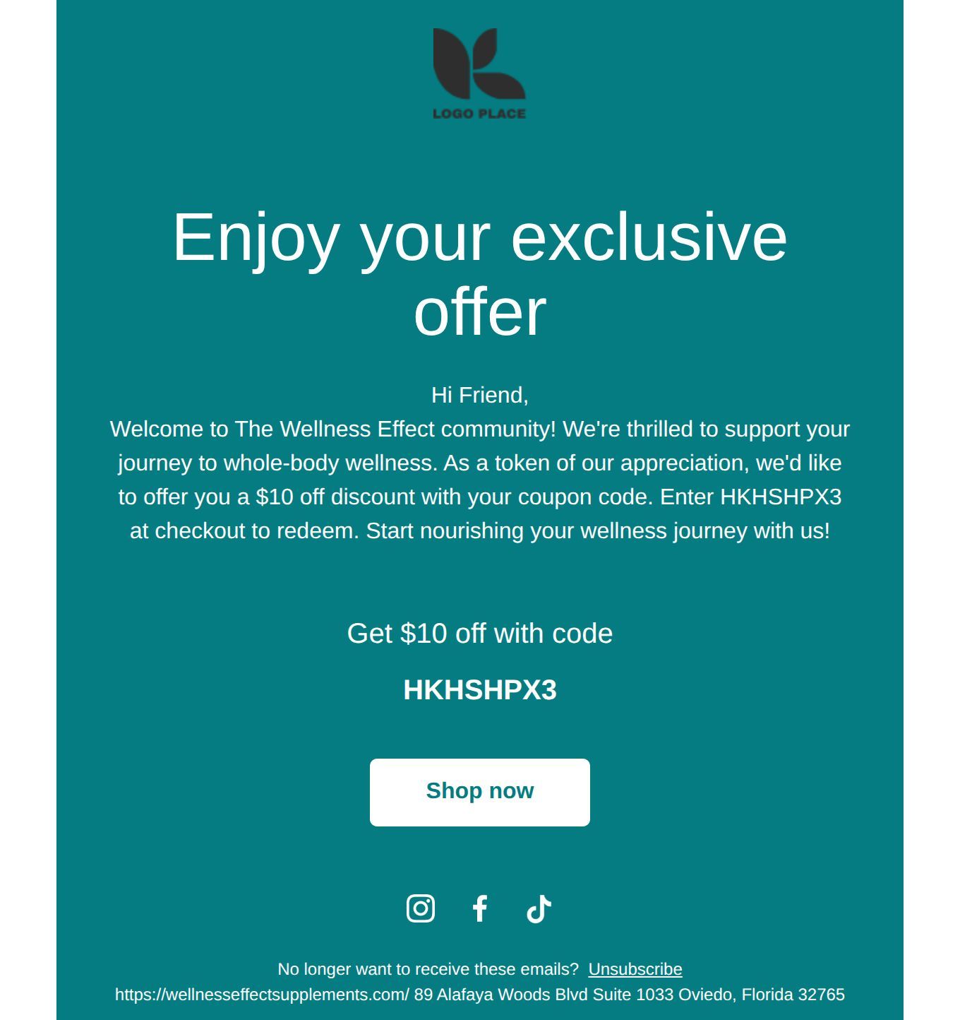 Get your exclusive offer today. - email from https://wellnesseffectsupplements.com/