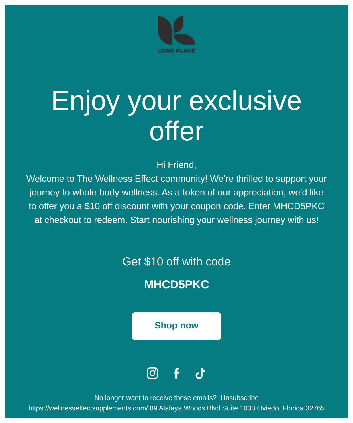 Get your exclusive offer today. - email from https://wellnesseffectsupplements.com/