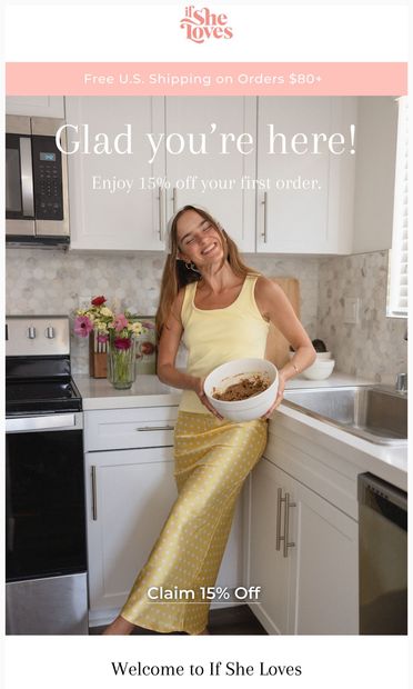 Welcome to If She Loves - email from If She Loves