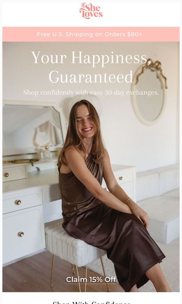 Shop With Confidence - email from If She Loves