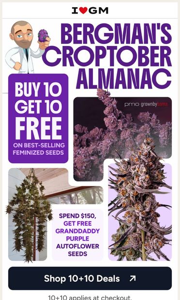 Last Call For My Best Croptober Deals! ⏰ - email from ILGM.com