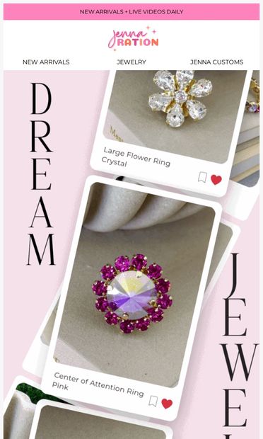 💎  The Jewels of Your Dreams - email from Jennaration Boutique