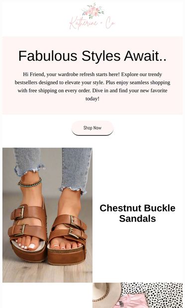 Discover our bestsellers now - email from Katherine + Co.