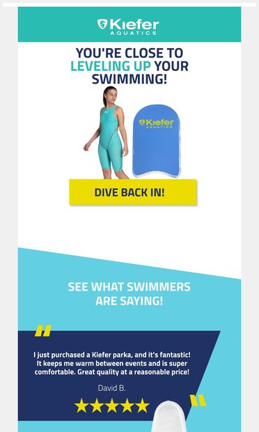 Hey You Forgot This 👀 - email from Kiefer Aquatics