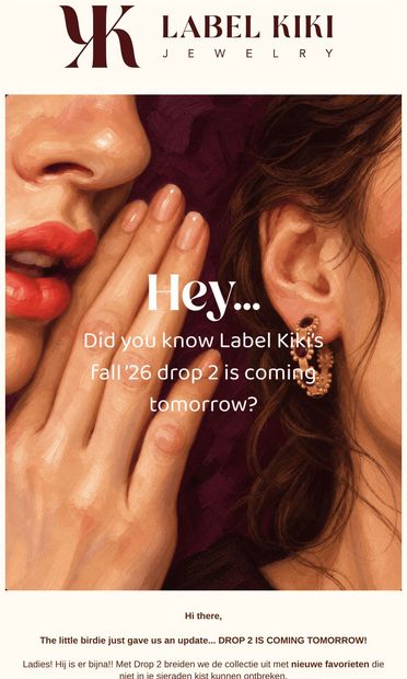 New favorites are dropping!🛍️ - email from Label Kiki