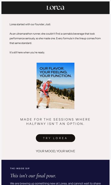 Still deciding? - email from Lorea