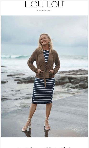 Left something behind? Here’s 10% off to come back for it. - email from Lou Lou Australia