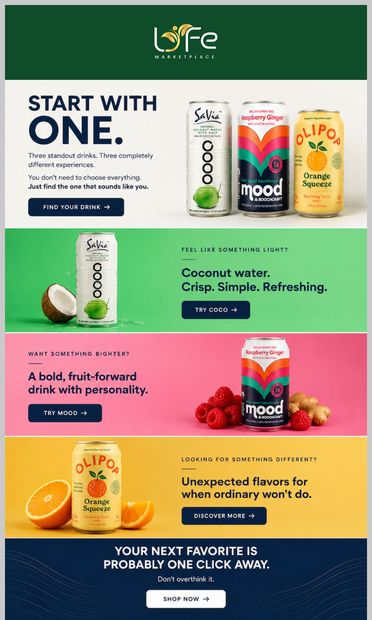 Not sure what to try first? - email from Lyfemarketplace