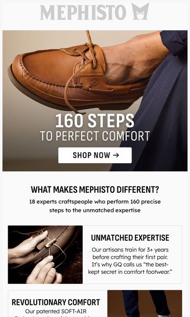 Why Every Step Matters - email from Mephisto