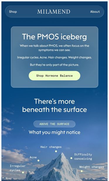 The PMOS iceberg 🧊 - email from Milamend